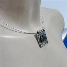 Load image into Gallery viewer, Hadar Designers Handmade 925 Sterling Silver Labradorite Wire Collar Pendant (H