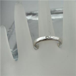 Hadar Designers Handmade Sterling Silver Sparkling Diamond Ring 6,7,8,9, (I r929