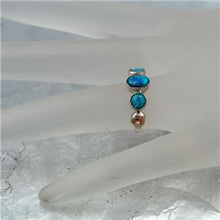 Load image into Gallery viewer, Hadar Designers 9k Rose Gold 925 Silver Opal Ring 5.5,6,7 Handmade (I r355) SALE