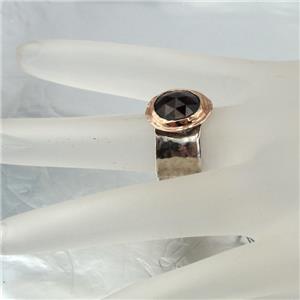 Hadar Designers Handmade 9k Yellow Gold 925 Silver Garnet Ring 6,7,8,9,10(I r137