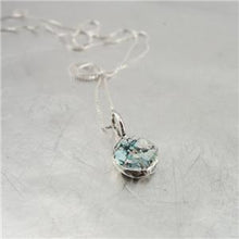 Load image into Gallery viewer, Hadar Designers Sterling Silver Antique Roman Glass Pendant NEW Handmade (AS)y