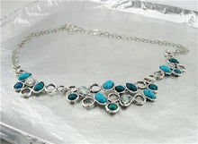 Load image into Gallery viewer, Hadar Designers Unique Handmade 925 Sterling Silver Multi Gemstone Necklace (as