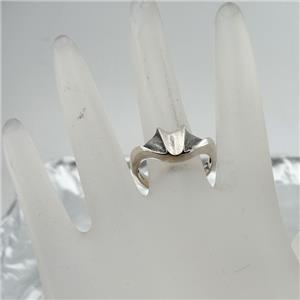 Hadar Designers Handmade Modern Art 925 Sterling Silver Ring 7.5,8,8.5 (H) LAST