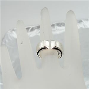 Hadar Designers Handmade Modern Art Sterling Silver Ring size 5.5 and 6 (H)LAST
