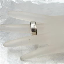 Load image into Gallery viewer, Hadar Designers Handmade Modern Art Sterling Silver Ring size 5.5 and 6 (H)LAST