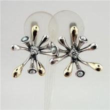 Load image into Gallery viewer, Hadar Designers 9k Yellow Gold 925 Silver Pearl Zircon Earrings Pendant Set (Ms