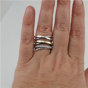 Hadar Designers 9k Yellow Gold 925 Silver Red Garnet Ring 6,7,8,9 Handmade (Ms