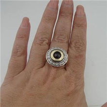 Load image into Gallery viewer, Hadar Designers Handmade 9k Yellow Gold Sterling Silver Garnet Ring Set 6,7,8,9,