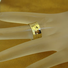 Load image into Gallery viewer, Hadar Designers  9k Yellow Gold 925 Silver Pearl Ring sz 6.5 and 7 ONLY Handmade