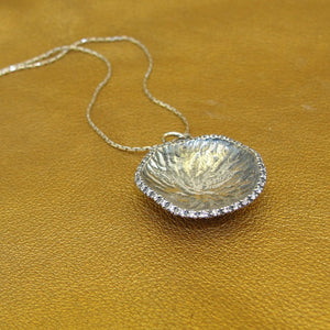 Hadar Designers White Zircon 925 Sterling silver Pendant Handmade NEW () y