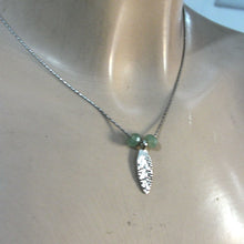 Load image into Gallery viewer, Hadar Designers Handmade 925 Sterling Silver Aventurine Necklace (H) SALE