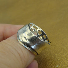 Load image into Gallery viewer, Hadar Designers 925 Sterling Silver Filigree Ring 6,6.5,7 Unique Handmade ()Last