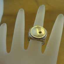 Load image into Gallery viewer, Hadar Designers Handmade 9k Yellow Gold Sterling Silver Ring sz 6, 6.5 (SP) LAST