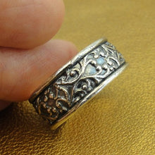Load image into Gallery viewer, Band ring 925 sterling silver size 10, 10.5 art handmade Hadar Designers () last