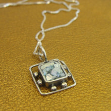 Load image into Gallery viewer, Hadar Designers Antique Roman Glass Pendant Handmade 925 Sterling Silver(as)y