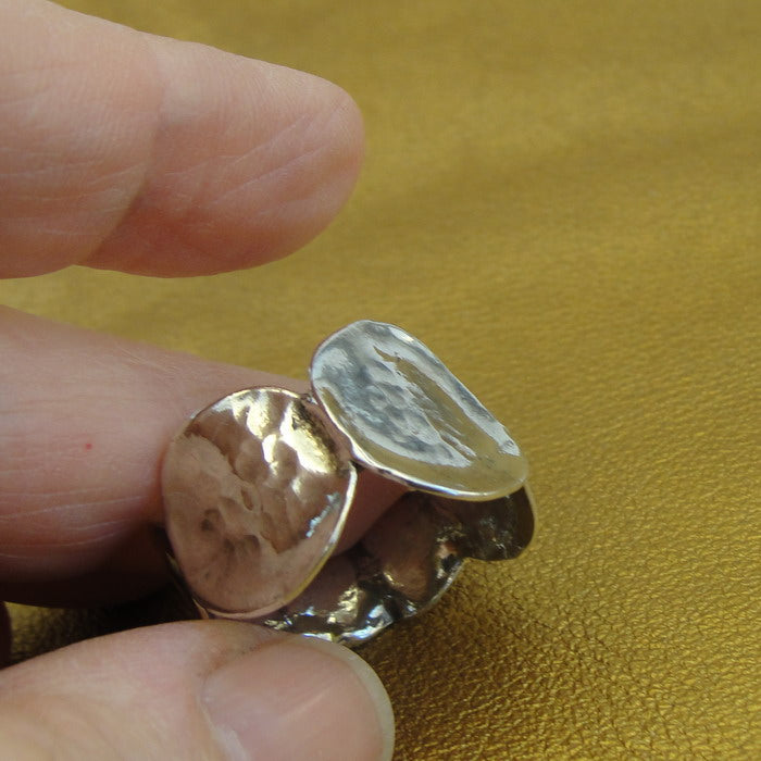 Hadar Designers Artistic 925 Sterling Silver Ring  7.5,8,8,9,10.5,11 Handmade (H)y