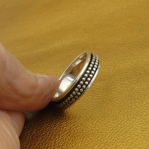 Silver Swivel Spinner Ring  925 Sterling10, 10.5 Hadar Designers Handmade  (B SALE