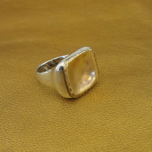 Load image into Gallery viewer, Hadar Designers Sterling Silver 9k Rose Gold Ring sz 6.5,7,7.5 Handmade (H) LAST