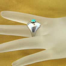 Load image into Gallery viewer, Hadar Designers Blue Opal Ring 7.5, 8 Handmade 925 Sterling Silver (H)