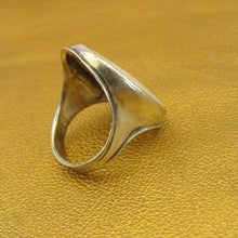 Load image into Gallery viewer, Hadar Designers MOP Mother of Pearl Ring 925 Silver 6.5,7,8,9 Handmade (H 184) y