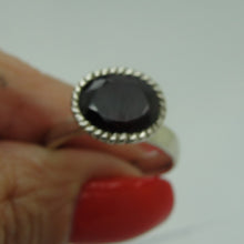 Load image into Gallery viewer, Hadar Designers Garnet Ring size 7,7.5, 8 Handmade Sterling 925 Silver (H) LAST