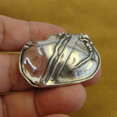 Hadar Designers 925 Sterling Silver Brooch Handmade Artistic Great Gift (H) SALE