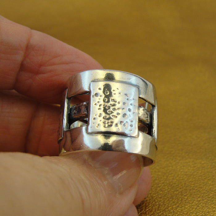 Ring 925 Sterling Silver  7.5, 8, 11, 11.5 Handmade Art Hadar Designers (H) SALE