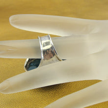 Load image into Gallery viewer, Hadar Designers Green Agate Ring Sterling Silver Huge 7.5,8,8.5,9,9.5 (H 186)y