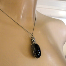 Load image into Gallery viewer, Hadar Designers Onyx Stone Pendant Handmade Artist 925 Sterling Silver (H) SALE