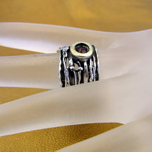 Load image into Gallery viewer, Hadar Designers Garnet Ring 9k Yellow Gold 925 Silver 6,7,8,9,10 Handmade (MS)