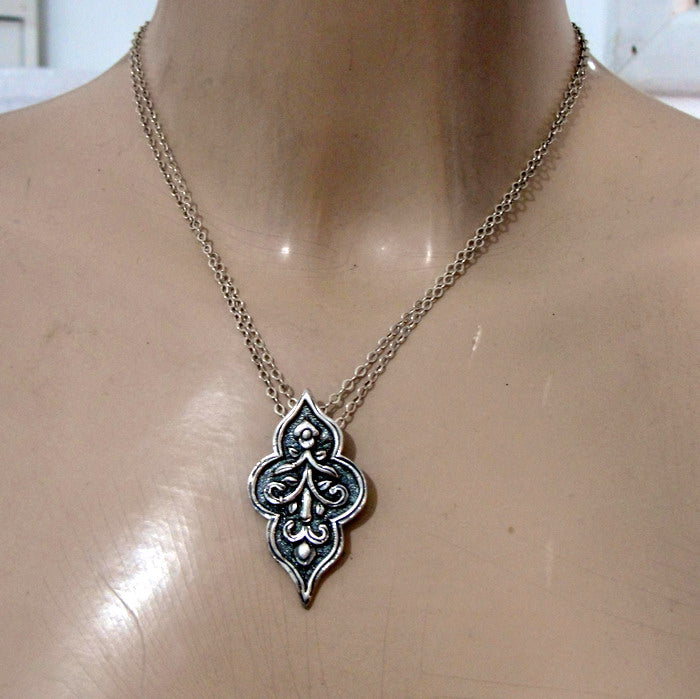 Hadar Designers Handmade Unique Sterling Silver Pendant (H) LAST ONE SALE