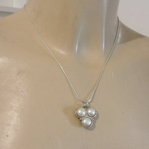 Hadar Designers Lapis Pearl 2 in 1 pendant 925 sterling silver handmade Art (H)y