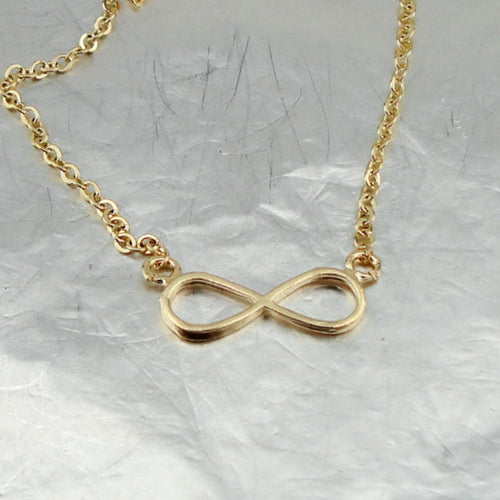 Pendant 14k Yellow Gold Filled Eternity Young Delicate Hadar Designers ()Y