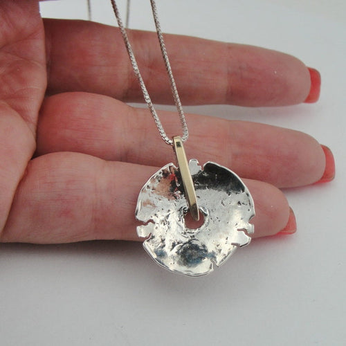 Pendant 9k Yellow Gold Sterling silver 