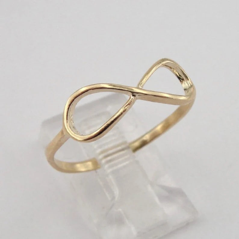 Ring 14k Yellow Gold filled size 5.5,6,7,7.5,8 Young Delicate Handmade Hadar Designers ()Y