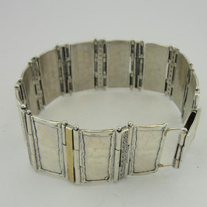 Hadar Designers 9k Yellow Gold 925 Silver Zircon Bracelet Handmade (MS 1719) Y