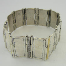 Load image into Gallery viewer, Hadar Designers 9k Yellow Gold 925 Silver Zircon Bracelet Handmade (MS 1719) Y