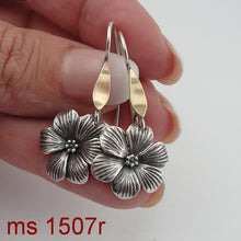 Load image into Gallery viewer, Hadar Designers Floral Earrings yellow Gold 925 Sterling Silver (MS 1507)py