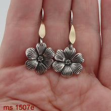 Load image into Gallery viewer, Hadar Designers Floral Earrings yellow Gold 925 Sterling Silver (MS 1507)py