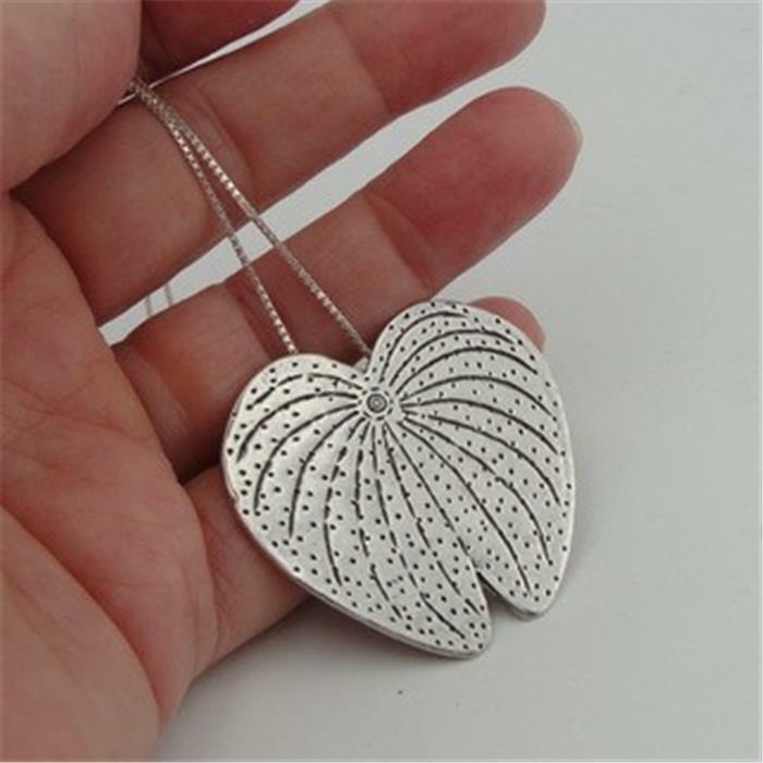 Hadar Designers 925 sterling Silver Handmade Large Lotus Pendant (H) SALE