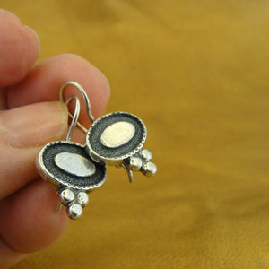 Hadar Designers 925 Sterling Silver Earrings Handmade Charming Sweet (ms 2636) y