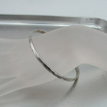 Load image into Gallery viewer, Hadar Designers 925 Sterling Silver hammered Bangle Bracelet Handmade Gift () 3