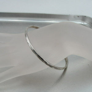 Hadar Designers 925 Sterling Silver hammered Bangle Bracelet Handmade Gift () 3