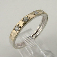 Load image into Gallery viewer, Hadar Designers Handmade 9k yellow Gold 925 Silver Moonstone Ring 6,7,8,9(I r308