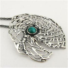 Load image into Gallery viewer, Hadar Designers Handmade Art Large Sterling Silver Eilat Stone Pendent (H 448) y