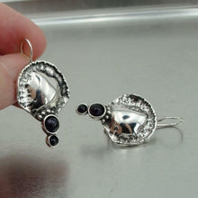 Load image into Gallery viewer, Hadar Designers Handmade 925 Sterling Silver Black Onyx Earrings (H) SALE