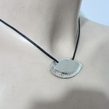Load image into Gallery viewer, Hadar Designers Handmade Sophisticated Leather 925 Sterling Silver Pendant (H)5