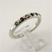 Load image into Gallery viewer, Hadar Designers Tourmaline Ring 6,6.5,7,8,9 Sterling 925 Silver Handmade(I r291Y