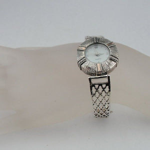 Hadar Designers 925 Sterling Silver Bracelet Watch Filigree Artistic Handmade ( 