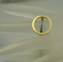 Load image into Gallery viewer, Hadar Designers 9k Yellow Gold 925 Silver Zircon Ring 6.5,7,8,9 Handmade (MS) y